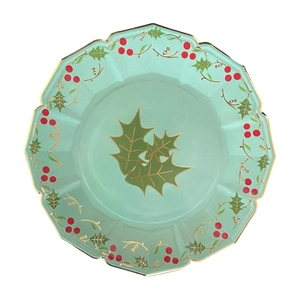 Assiettes en papier pour fête de Noël, fabricant d'assiettes en papier personnalisables pour la fête de Noël, assiettes en papier jetables décoratives - Product Image 2