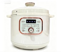 Cuisinière à riz électrique à pression avec écran LED et cuve intérieure en aluminium pour usage domestique