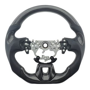 Volant de voiture en cuir perforé en fibre de carbone, en promotion, pour Lexus IS250 IS350 ES ES300 GS GS350 NX CT200 RC - Product Image 1