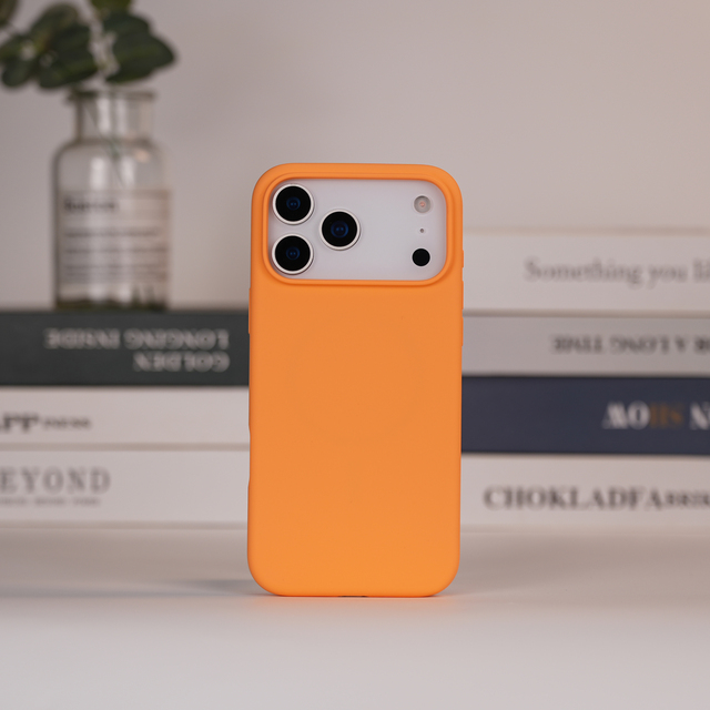 New Soft Magnetic Liquid Silicone Phone case for iPhone 17 16 Pro Max Custom Colorful Spot Protective Stylish Design case