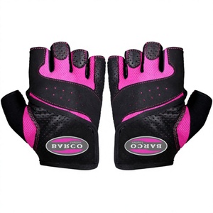 Guantes de Halterofilia para Mujer de Alta Calidad, Antideslizantes, Medios Dedos, Material PU, Peso Ligero 0.5kg, Cierre de Hebilla, Precio al por Mayor - Product Image 3