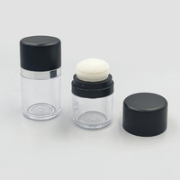 10g/15g tête de champignon bouteille transparente maquillage poudre boîte conteneur pratique moelleux poudre Blush cosmétiques sous-pack boîte