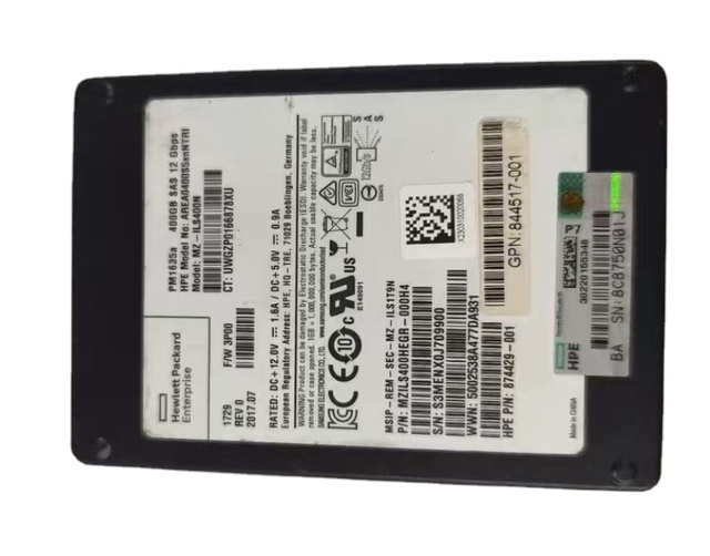 PM1635A 400GB 12Gb/s SAS 2.5 MZ-ILS400N SSD 810774-001 787177-001 810878-001 874429-001 Solid State Drive