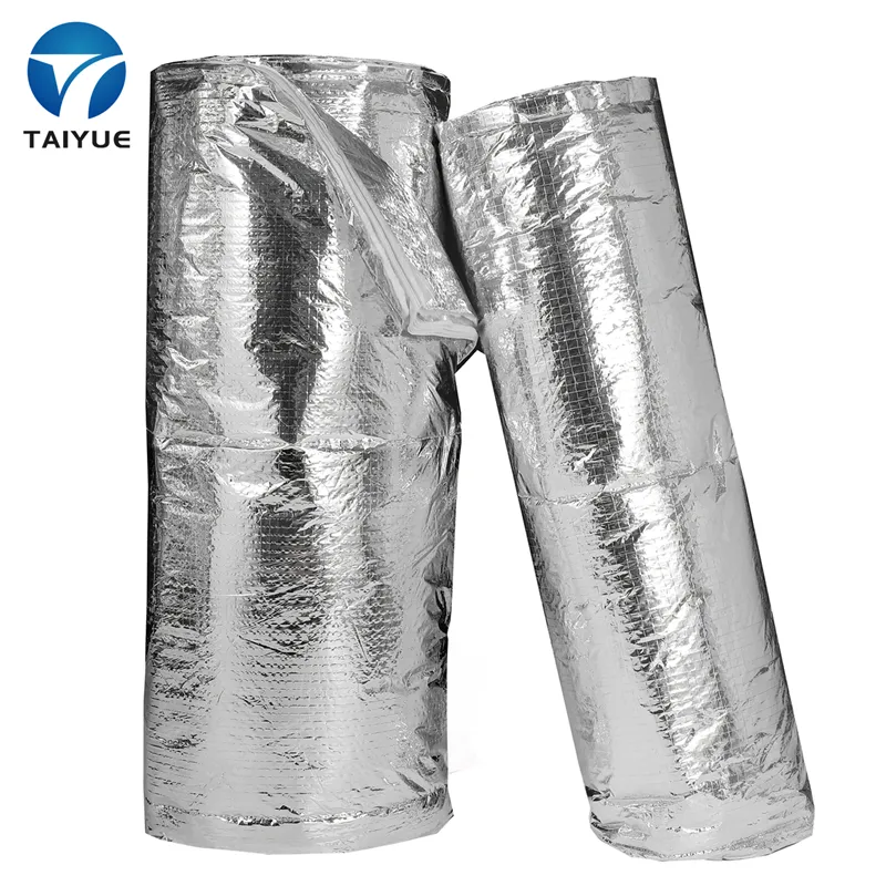 Multi-layer aluminum foil bubble thermal protection for the wall
