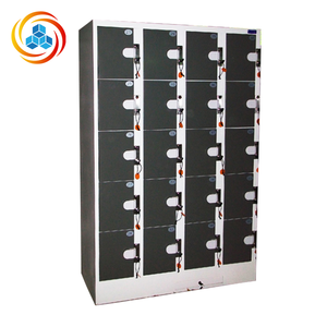 High Security Steel Mechanical <b>Combination</b> <b>Lock</b> Coin Operated 12-Compartment Self-Closing Doors Wall/Floor Mountable Locker - Product Image 4