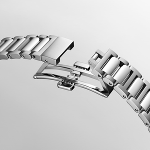 Montre mécanique automatique classique pour femme avec index en diamant, bracelet en acier inoxydable, verre saphir, affichage de la date, Longinesing - Product Image 2