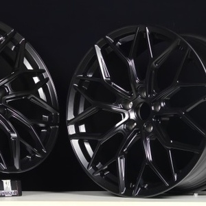 Rueda Forjada de 20 Pulgadas, Negro Mate, 9J, de Una Pieza, 5-120, 5-108, Llanta de Repuesto para Automóvil de Pasajeros, Bajo MOQ, Acabado Personalizado, Venta al Por Mayor - Product Image 2