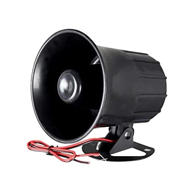 Electronic Alarm Siren Indoor Outdoor Security Horn Siren for Home Burglar Fire Alarm System