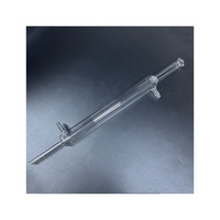 Bobine de reflux en verre Le laboratoire OEM utilise un condenseur en verre à haute teneur en borosilicate 3.3 avec tube intérieur enroulé