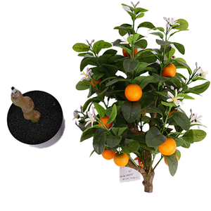 Atacado Sala Decoração Artificial Laranja Árvore Em Vaso Arbustos - Product Image 3
