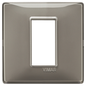Vimar Reflex Ash Wall Plate 1M Single <b>Switch</b> Cover - Product Image 1
