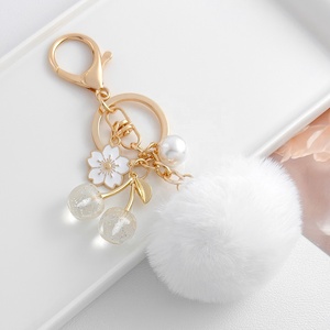 Llavero <span class=keywords><strong>de</strong></span> peluche <span class=keywords><strong>de</strong></span> poliéster ecológico, suave y adorable, con diseño <span class=keywords><strong>de</strong></span> dibujos animados, multifuncional, colgante para bolso, venta al por mayor, novedad - Product Image 2