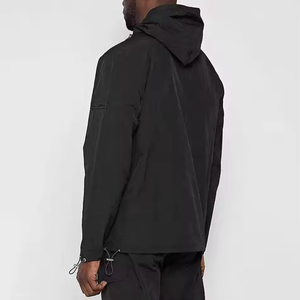 Di nuovo Modo di Nuovo di Disegno del Commercio All'ingrosso di Alta Qualità Increspato Nylon Nero Su Ordinazione del Carico Degli Uomini <span class=keywords><strong>Tuta</strong></span> - Product Image 3
