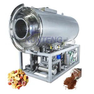 High productivity freeze dryer oil free vacuum pump drying machine equipment 1 ton freeze dried set machine for fruit