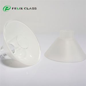 Abat-jour en verre industriel artisanal OEM, écologique, peint en blanc, couleurs variées, échantillon gratuit acceptable, intérieur FELIX GLASS, garantie 3 ans - Product Image 3