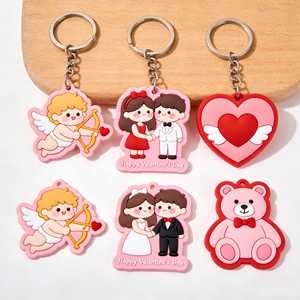 Factory Direct Bulk Supply High Precision Printed Soft Rubber Cartoon PVC Keychain