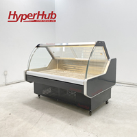 Vitrine réfrigérée directe robuste à prix d'usine pour boucherie