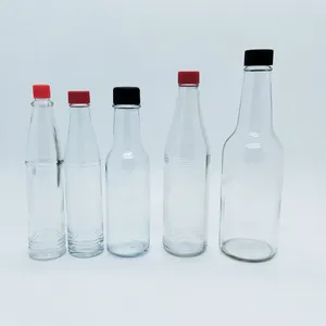 Garrafas de vidro vazio com plug interno de 90ml, frascos de 150ml e 250ml com 3oz/5oz para molho, pimenteiro e banheiro