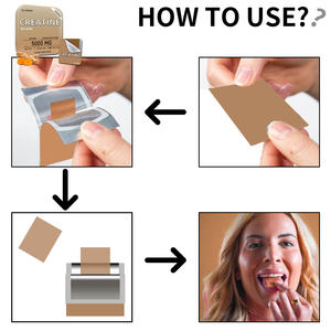 Strisce orali di creatina vegana in rapida dissoluzione in fabbrica di alta qualità con pellicola orale a effetto rapido per Film di energia orale - Product Image 6