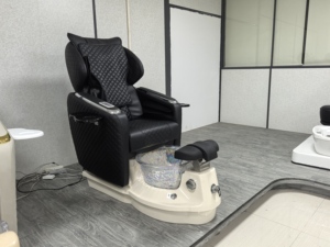 Sillón de Pedicura y Manicura Eléctrico de Lujo Moderno para Salón de Belleza, con Bañera de Hidromasaje de Cuero, sin Plomería - Product Image 4