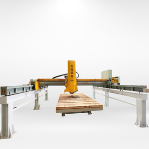 Sierra de puente de 3 ejes Máquina cortadora de granito de piedra de alta potencia Cortador de piedra industrial pesado - Product Image 1