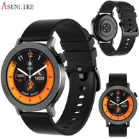 Montre connectée sportive avec écran AMOLED de 1,27 pouce, appels Bluetooth, suivi de la santé, compteur de pas, alarme SOS, plus de 500 cadrans de montre, multilingue, charge sans fil