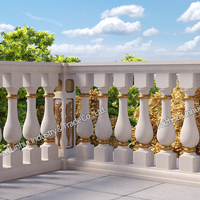Moule en plastique pour poteau de clôture en béton, balustre, pilier, balustrade, garde-corps, barrière, vase, borne, palissade - Vente en gros