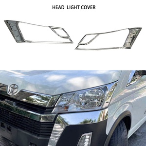 ชุดอุปกรณ์ตกแต่งภายนอกรถยนต์คุณภาพสูง ชุดเต็ม ครอบไฟหน้า ครอบไฟท้าย สำหรับรถยนต์โตโยต้า ไฮเอซ ปี 2015 ขึ้นไป - Product Image 4