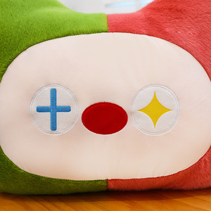 2026 New <strong>Cartoon</strong> Clown Large Plush <strong>Bear</strong> Doll Super Soft Insulated Sofa Bedside Cushion PP Cotton Comforter - Product Image 3
