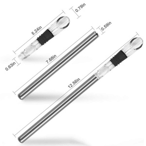 Refroidisseur de vin en acier inoxydable 3-en-1 avec bouchon pour réfrigération et accessoires de bar - Product Image 2