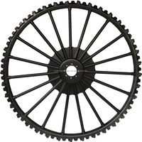 Nouvelles jantes en acier au carbone massif JIUYU pour transplanteur de riz, pneus en caoutchouc 2100*100mm, pièce pour tracteurs automoteurs