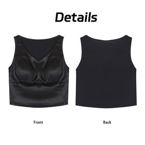 New Arrivals Fashionable Lingerie Sleeveless Comfortable Push-Up Style <b>Silk</b> <b>Camisole</b> Short Eco-Friendly Contouring Design - Product Image 1