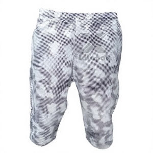 Shorts de basketball personnalisés pour hommes, en nylon écologique, séchage rapide, taille élastique, coupe haute qualité, 5 pouces, en maille respirante - Product Image 2