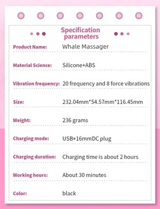Massage-Hammer-Gerät mit Leistungsanzeige, Vibrationsstab zur Muskelentspannung (Rücken/Nacken/Schultern), 20 Frequenzen, USB - Product Image 6