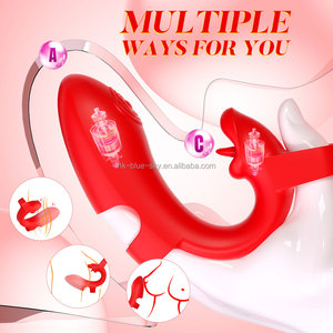 Erotikprodukte für Erwachsene Dual-Motor Weiblicher Masturbator Finger-Kondom Vibrator 10 Frequenzen Vibration Tragbarer Finger-Hüllen-Vibrator - Product Image 2