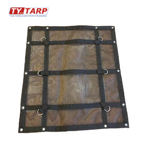 Red de carga de malla de PVC de servicio pesado de fábrica Red de seguridad de fácil instalación resistente a rayos UV y desgarro para estante de almacén - Product Image 2