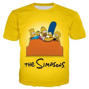 Personalizzare la t-shirt a fumetti di grandi dimensioni 3D con stampa a sublimazione Plus Size Casual Jersey tessuto Custom produttori di abbigliamento - Product Image 6