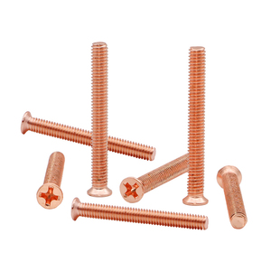 Acciaio al carbonio placcato oro rosa Phillips piccole viti a <span class=keywords><strong>testa</strong></span> <span class=keywords><strong>svasata</strong></span> sottili rame-placcato viti Non Standard di piccolo diametro - Product Image 2