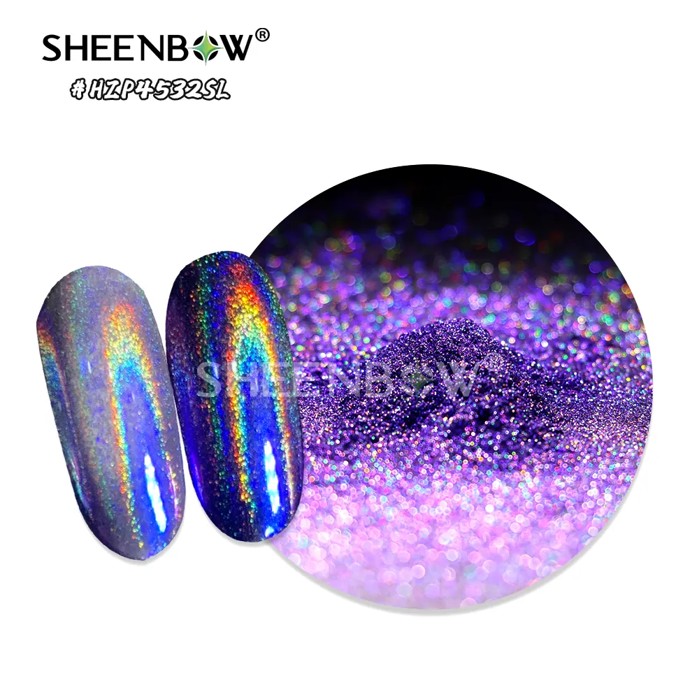 sheenbow factory chameleon for gel polish pigment powder for nail red nail chrome powder