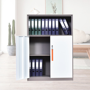 Steel <b>File</b> Cabinet OWS-990 2 Tier With Lock Office <b>Storage</b> Cabinet Partitioned Small Filing Cabinet - Product Image 1