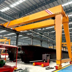 Grúa Eléctrica Semipórtico de Doble Viga de 5 Toneladas para Manipulación de Materiales en Talleres y Exteriores - Product Image 2