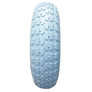 Roue sans air en polyuréthane (PU) d'occasion pour chariot de jardin, transport en cour, brouette utilitaire, chariot, chariot à roulettes avec douille à billes - Product Image 2