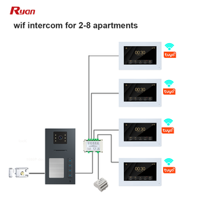 7 인치 투야 빌라 비디오 도어 폰 IP <span class=keywords><strong>4</strong></span> 아파트 인터콤 와이파이 <span class=keywords><strong>4</strong></span> 아파트 비디오 인터콤 보안 시스템 - Product Image 3