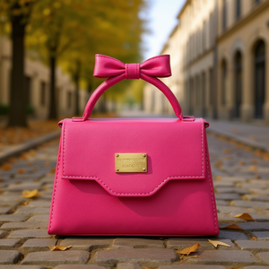 Sac bandoulière Fana Special Leonor Buganvilia, style vintage pour femme, avec poignée à nœud, doublure en PU imperméable, été/hiver - Product Image 2