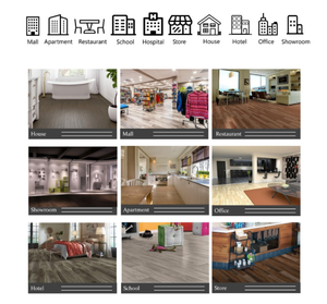 Suelos de Plástico Shanghai Yuanguan, <span class=keywords><strong>Tipo</strong></span> de Material PVC, Baldosas de Vinilo con Aspecto de Alfombra/<span class=keywords><strong>Piedra</strong></span>/Madera/Tarima - Product Image 4