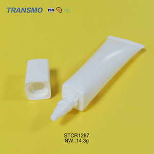 15ml Clear Lip Gloss <b>Tubes</b> PE PP <b>Plastic</b> Empty Squeeze <b>Tubes</b> with Applicator for Cosmetic Packaging - Product Image 5