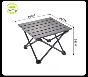 Mesas de Camping plegables de Metal portátiles, sillas cómodas, fácil instalación, rollo de huevo, muebles de puesto al aire libre, equipo de viaje para - Product Image 4