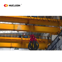 Nouveau bonus client modèle QZ pont roulant à double poutre 50 tonnes 100 tonnes 160 tonnes 200 tonnes avec godet à quatre cordes