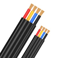 OEM Factory 3 4 5 Adern 1, 5 mm2 2, 5 mm2 4mm 6 mm2 8 mm2 10 mm2 16 mm2 25 mm2 35 mm2 PVC-isoliertes elektrisches Tauchpumpen kabel