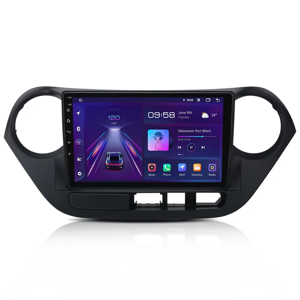 Junsun V1Pro Carro DVD Player para Hyundai Grand I10 2013-2016 trilha rádio do carro reprodutor multimídia GPS 2din Android 12 rádio do carro